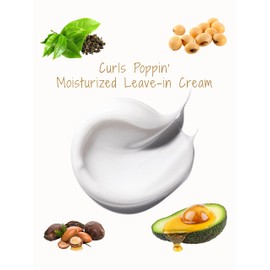 NeoCurly Natural Leave In Conditioner for Curly Hair, Smoothing Hydrating Curl Defining Frizz Control Flexible Hold Conditioning Cream Moisturizer Detangler Lotion with Argan, Avocado & Jojoba 8.5