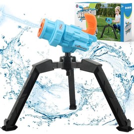 Squirt Guns for Kids Water Cannon Super Soaker Automatic Water Gun High Powered for Adults Water Fighting Summer Toy Outdoor Party - Style: Blue-Orange