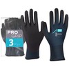 ACE ProGrip Work Gloves - 3 Pairs of Protective Gloves