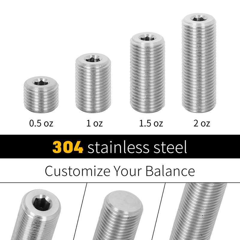 Dysdensa 16mm Weight Bolt for Pool Cue Stick Set of