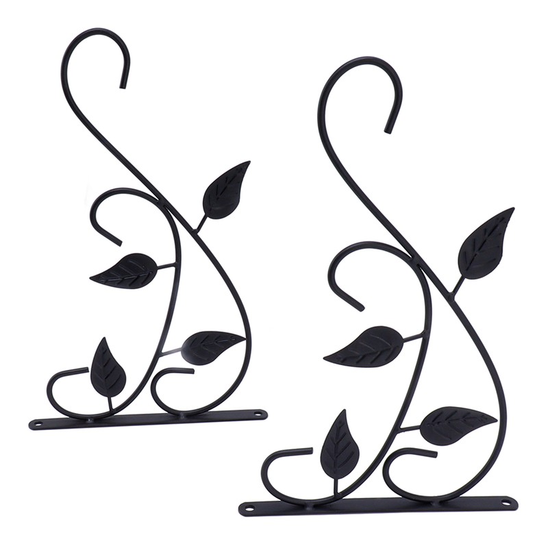 2pcs Hanging Plant Bracket Heavy Duty Rust Resistant Durable Iron