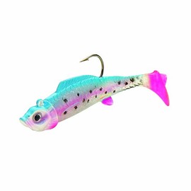Northland Mimic Minnow Shad-Pack of 6 (1/8-Ounce, Blue/Pink)
