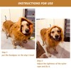 Lion Mane Wig for Dog Costume with Ears Pet Adjustable