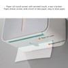 Toilet Paper Roll Box Cover Waterproof Punch Free Prevent Corrosion