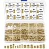 Beihuazi® 330 Pieces Threaded Insert Nut M2 M3 M4 M5
