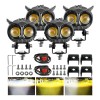 4pcs Luces Led Para Faros Motos Luz Auxiliares Lupa Autos