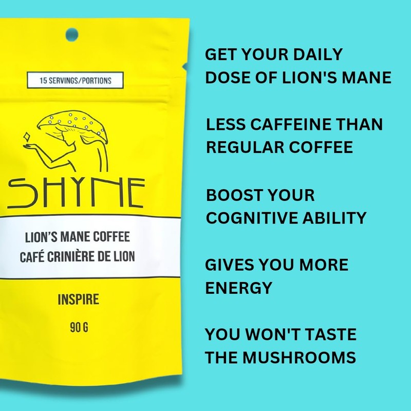 Coffee + Lion's Mane Mushrooms | Best Canadian Brand |