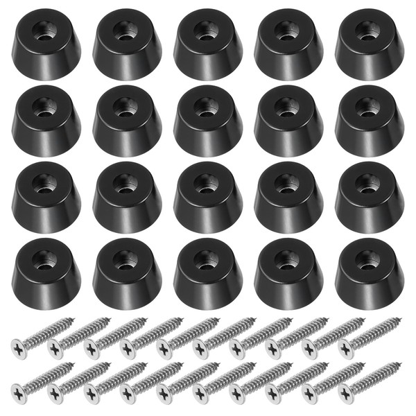 PATIKIL Cutting Board Feet,20 Pieces Non Slip Rubber Feet Bumpers