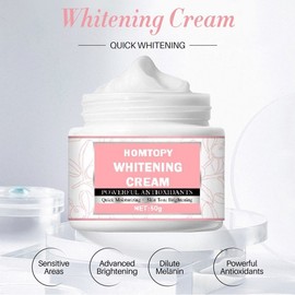 Homtopy Pink Label Skin Cream for Underarms, Elbows, and Knees - Brightening & Softening for Sensitive Areas 50g
