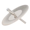 10PCS Thin Diamond Cutting Disc with Rod Round Grinding Sanding