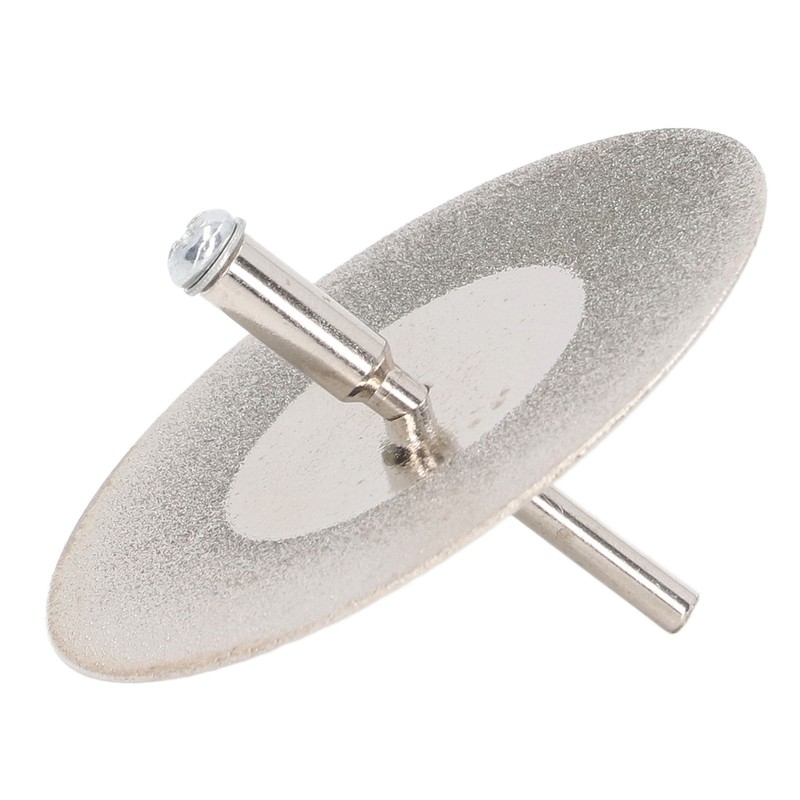 10PCS Thin Diamond Cutting Disc with Rod Round Grinding Sanding