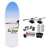 The Heated Wheel Skateboard Complete California Cruiser 9.5" x 29.625"