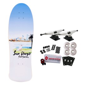 The Heated Wheel Skateboard Complete California Cruiser 9.5" x 29.625"