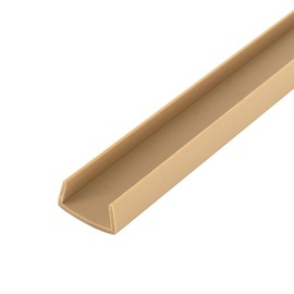 Outwater Plastics Beige 3/4'' Styrene Plastic U-Channel/C-Channel 36 Inch Lengths (Pack of 4)