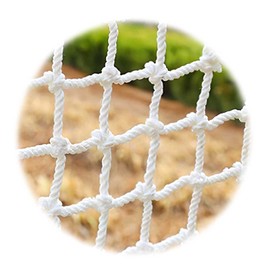 KUAIE Stair Fall Prevention Net Nylon Protection Net Wear-Resistant Child Safety Net Trampoline Enclosure Safety Net Color : 5cm mesh, Size : 5x8m(16x26ft)