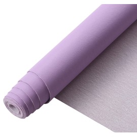 Picheng Smooth Solid Color Faux Leather Sheets 13.8"X53"(35cmX135cm),Soft Faux Leather Roll Very Suitable for Making Crafts,Leather Earrings, Bows,Sewing DIY Projects (Light Purple)