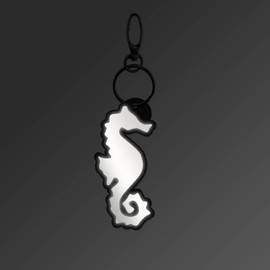 Reflexy Seahorse Reflector Pendant Recycled Felt Pedestrian Reflector Pendant