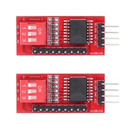 PCF8574 PCF8574T I/O for IIC I2C TWI SPI Serial Interface Board Port LCD1602 LCD2004 Adapter Plate LCD Adapter Converter Module 2pcs