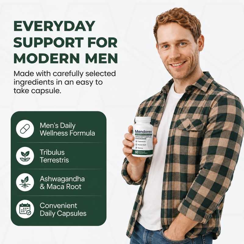 Mendorex Capsules Advanced Men’s Formula – Energy & Vitality Support