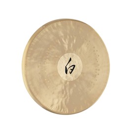 14.5" White Gong, Handcrafted Bronze Alloy — Includes Beater — For Sound Healing Therapy, Yoga and Meditation, 2-YEAR WARRANTY