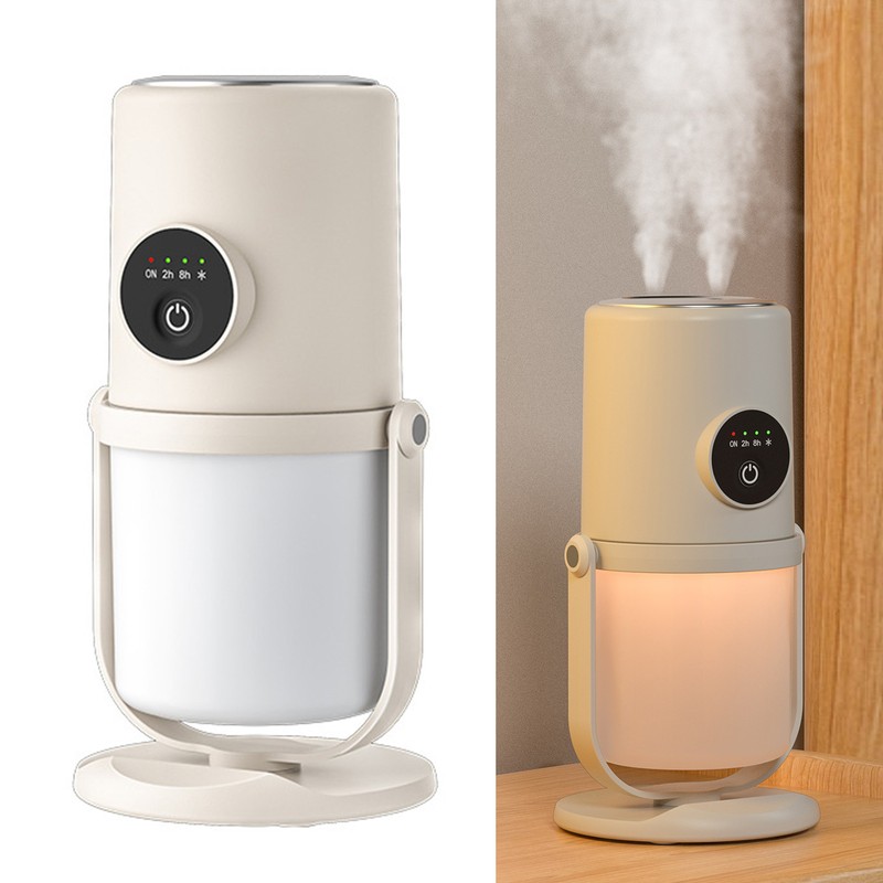 USB Desktop Humidifier Rechargeable Quiet Two Mist Mode 300ML Cool