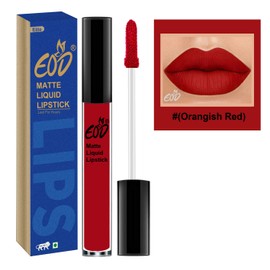 EOD® Ultra Soft Matte Lip Cream Liquid Lipstick Non Transfer(Orangish Red)