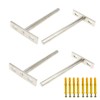 Rannb Floating Shelf Brackets 5" Length Heavy Duty Blind Shelf
