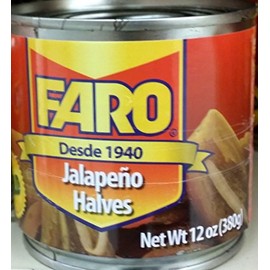 Faro Jalapeno Halves 12 Oz (Pack of 6)
