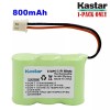Kastar 1 x 2/3AA 3.6V 800mAh Ni-MH Battery for Vtech