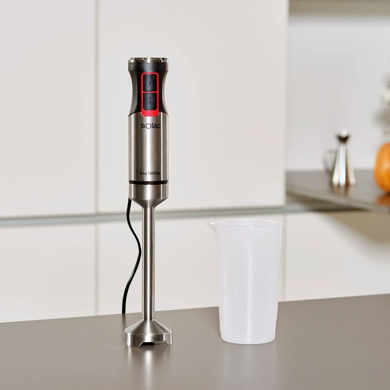 Solac BA5606 Pro 1000 - 1000 W Hand Blender, Splash-proof