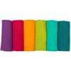 Divata colourful muslin cloths, 80 x 80 cm, coloured muslins,
