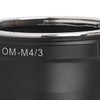 Lens Mount Adapter Ring with Back Cap Aluminum Alloy Lens