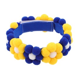 BUGUUYO Adjustable Floral Dog Collar Lightweight and Comfortable Neckwear for Pets for Casual and Festive Occasions Bright Colors and for Dogs and Cats