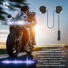 HOSPAOP Motorcycle Helmet Headphones Bluetooth, Motorcycle Helmet Wireless Headset Bluetooth