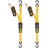 DEWALT DXBC90042 Black/Yellow 1” x 12’ Cam-Buckle Straps - 500