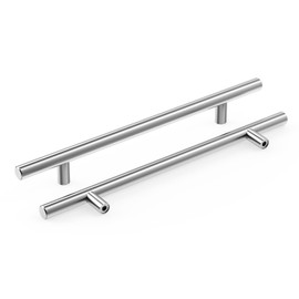10 x Stainless Steel T-bar Handles, Furniture Handles, Door Handles, Kitchen Cabinet Handles, Hole spacing