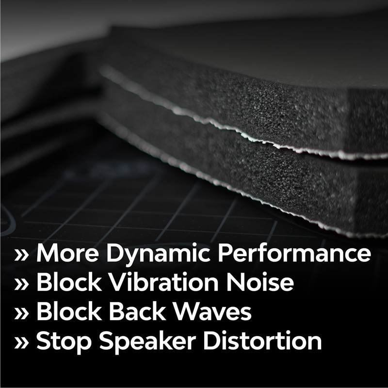 Dynamat PRO Speaker Kit for Sound Deadening – Includes Dynamat