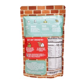 Tricky Cricky Cricket Protein Muffin Mix – USA Handmade Edible Cricket Flour Baking Mix – Real USA Farmed Dried Crickets – High-Protein, Gluten-Free & Sustainable Superfood – 14 Ounce Bag