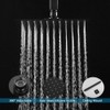 JingGang 10 Inch Ceiling Mounted Shower System Rain Mixer Shower