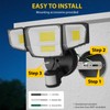 90W 10000LM LED Security Lights Motion Sensor Outdoor Lights, 4