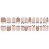 Gelato Factory Nail Fit CB037 Clear Beige, 24 Pieces