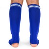 Yokkao Muay Thai Boxing Shin Guards Blue Cotton