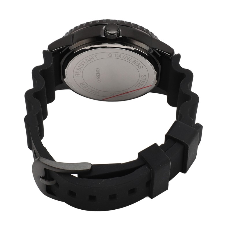 Rotating Bezel Watch Luminescent Automatic Date Analog Display Calendar Waterproof