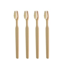 Colincie Bamboo Toothbrushes, Boar Bristle Toothbrush, Biodegradable Natural Bamboo Wooden Toothbrush (4)