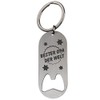 Keyring / Bottle Opener with Engraving "Bester Opa der Welt"