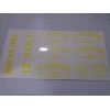 Ford 1957 Reproduction Ford & T-Bird Paint OK Decal Set