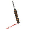 Telescopic Flag Pole, Stainless Steel, 2.5 meters, teacher pointer, black/orange,