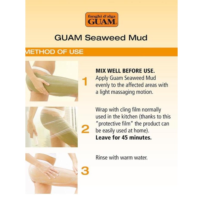 Guam Original Seaweed Mud Anti-Cellulite Body Wrap for Legs -