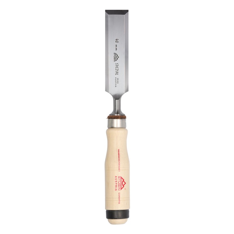 Stubai 353013 "Swedish Type" Special Wood Chisel with Wooden Handle,