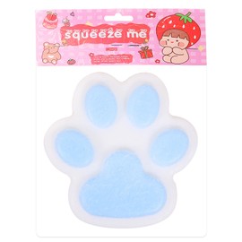 1pcs 5.5in Big Cat Paw Squishy FuFu Squishy Cute Adorable Soft Silicone Squeeze Toy for Stress Relief Kawaii Squishies PVC Toys,OPP Packaging Gifts for Kids Teenage